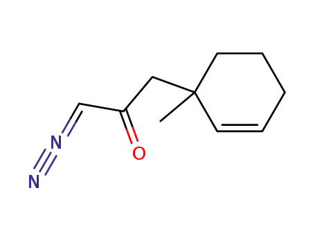 2-Propanone, 1-diazo-3-(1-methyl-2-cyclohexen-1-yl)-
