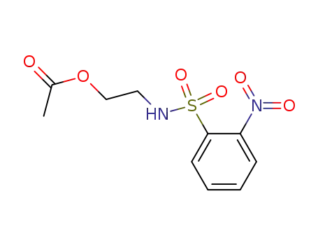 acetic acid 2-(2-nitro-benzenesulfonylamino)-ethyl ester