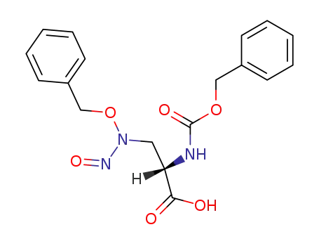 3-[니트로소(벤질옥시)아미노]-N-[(벤질옥시)카르보닐]-D,L-알라닌