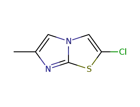 Molecular Structure of 851076-62-5 (Imidazo[2,1-b]thiazole, 2-chloro-6-methyl-)