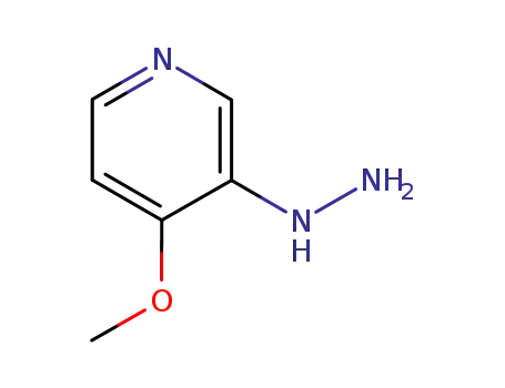 Molecular Structure of 120256-23-7 (Pyridine, 3-hydrazino-4-methoxy- (9CI))
