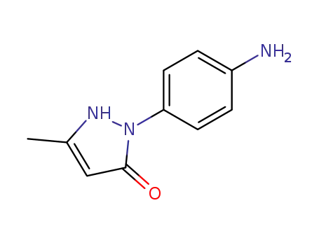 2-(4-amino-phenyl)-5-methyl-1,2-dihydro-pyrazol-3-one