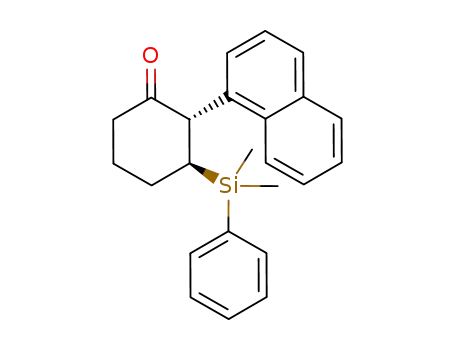 (2S,3S)-3-(dimethylphenylsilyl)-2-(1-naphthyl)cyclohexanone