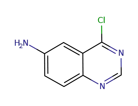 Molecular Structure of 208533-37-3 (4-CHLOROQUINAZOLIN-6-AMINE)