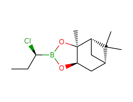 (1S,2S,6R,8S)-4-((S)-1-Chloro-propyl)-2,9,9-trimethyl-3,5-dioxa-4-bora-tricyclo[6.1.1.0<sup>2,6</sup>]decane