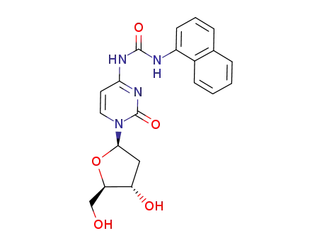 Molecular Structure of 828261-33-2 (Cytidine, 2'-deoxy-N-[(1-naphthalenylamino)carbonyl]-)