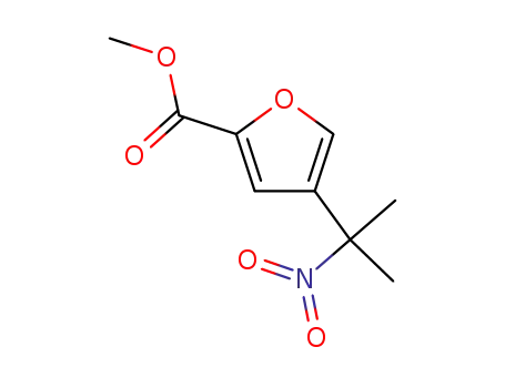 2-Furancarboxylic acid, 4-(1-methyl-1-nitroethyl)-, methyl ester