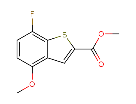 7-FLUORO-4-METHOXY-BENZO[B]THIOPHENE-2-CARBOXYLIC ACID METHYL ESTER