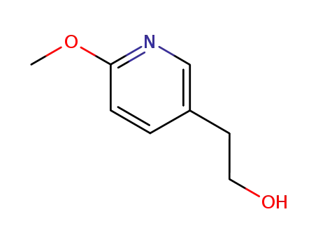 Molecular Structure of 214614-65-0 (3-Pyridineethanol,6-methoxy-(9CI))