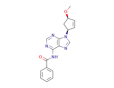N-[9-((1S,4R)-4-Methoxy-cyclopent-2-enyl)-9H-purin-6-yl]-benzamide