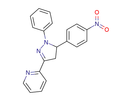 Pyridine, 2-[4,5-dihydro-5-(4-nitrophenyl)-1-phenyl-1H-pyrazol-3-yl]-
