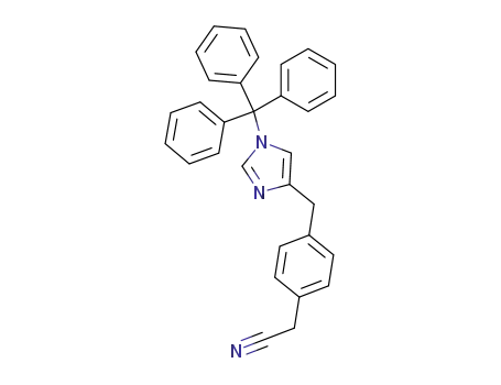 [4-(1-Trityl-1H-imidazol-4-ylmethyl)-phenyl]-acetonitrile