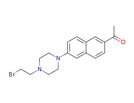 1-{6-[4-(2-Bromo-ethyl)-piperazin-1-yl]-naphthalen-2-yl}-ethanone