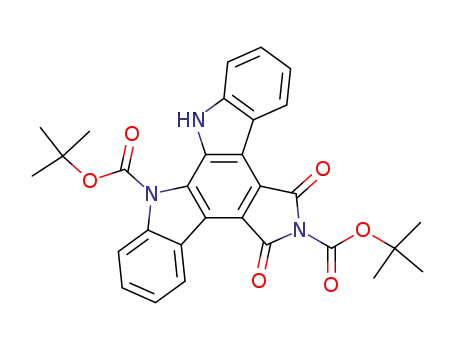 6,12-di(tert-butyloxycarbonyl)-12,13-dihydro-5H-indolo[2,3-a]pyrrolo[3,4-c]carbazole-5,7(6H)-dione
