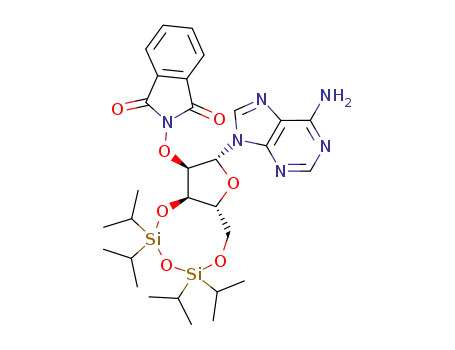 2-[(2R,3R,3aR,9aR)-2-(6-Amino-purin-9-yl)-5,5,7,7-tetraisopropyl-tetrahydro-1,4,6,8-tetraoxa-5,7-disila-cyclopentacycloocten-3-yloxy]-isoindole-1,3-dione