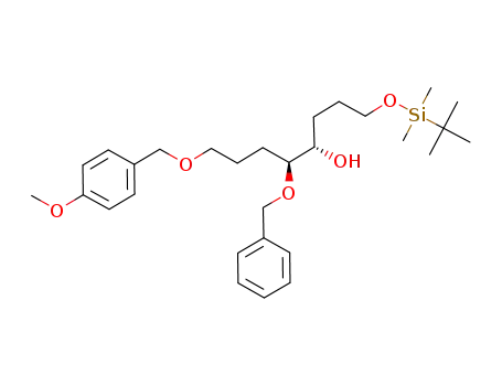 (4S,5S)-5-Benzyloxy-1-(tert-butyl-dimethyl-silanyloxy)-8-(4-methoxy-benzyloxy)-octan-4-ol