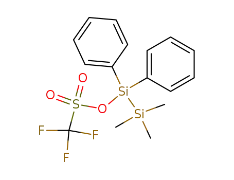 Methanesulfonic acid, trifluoro-, 2,2,2-trimethyl-1,1-diphenyldisilanyl
ester
