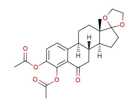 3,4-dihydroxy-17,17-ethylenedioxy-1,3,5<sup>(10)</sup>-estratrien-6-one diacetate