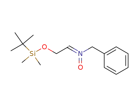 (Z)-N-(2-dimethyl-t-butylsilyloxyethylidene)benzylamine N-oxide