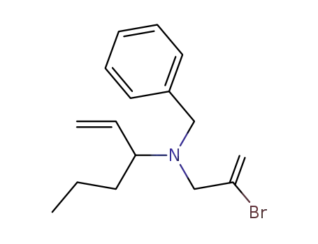 Benzyl-(2-bromo-allyl)-(1-vinyl-butyl)-amine