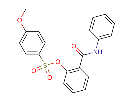 2-(anilinocarbonyl)phenyl4-methoxybenzenesulfonate