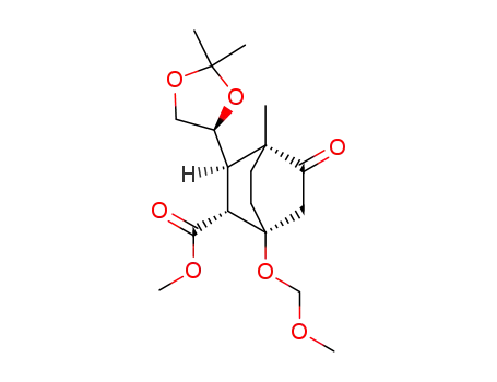 methyl (1S, 2R, 3R, 4R, 4'S)-1-methoxymethyloxy-4-methyl-3-(2',2'-dimethyl-1',3'-dioxolan-4'-yl)-5-oxobicyclo[2.2.2]octane-2-carboxylate