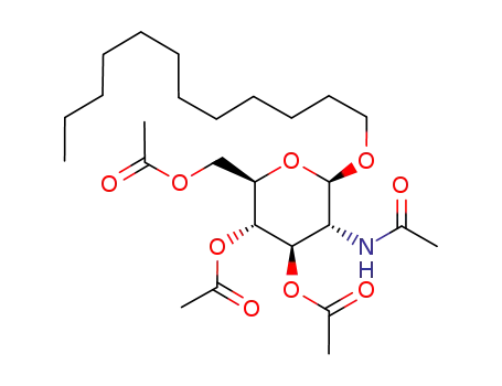 Dodecyl 2-acetamido-3,4,6-tri-O-acetyl-2-deoxy-beta-D-glucopyranoside