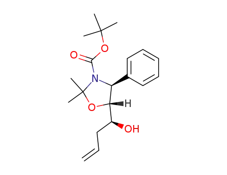 (4S,5R)-5-((S)-1-Hydroxy-but-3-enyl)-2,2-dimethyl-4-phenyl-oxazolidine-3-carboxylic acid tert-butyl ester