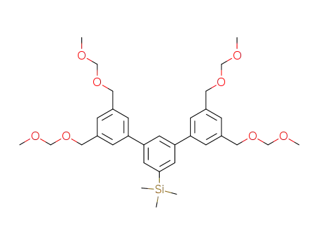trimethyl-(3,5,3'',5''-tetrakis-methoxymethoxymethyl-[1,1';3',1'']terphenyl-5'-yl)-silane