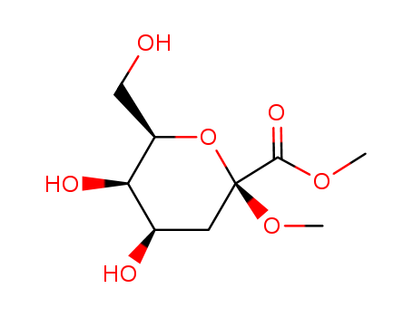 Methyl (Methyl 3-Deoxy-D-arabino-heptulopyranosid)uronate