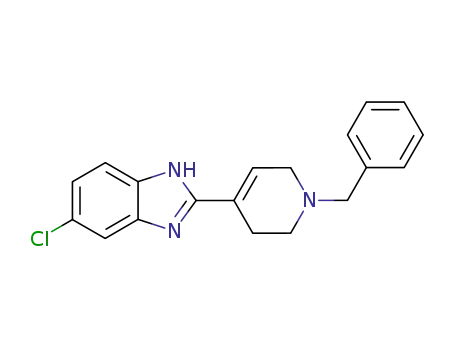 1-benzyl-4-(5-chlorobenzimidazol-2-yl)-1,2,3,6-tetrahydropyridine