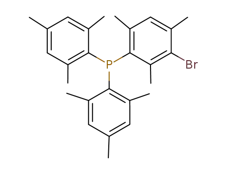 Phosphine, (3-bromo-2,4,6-trimethylphenyl)bis(2,4,6-trimethylphenyl)-
