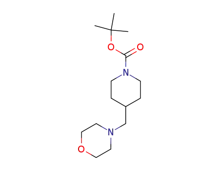 Molecular Structure of 340962-93-8 (1-Boc-4-Morpholin-4-ylMethyl-piperidine)