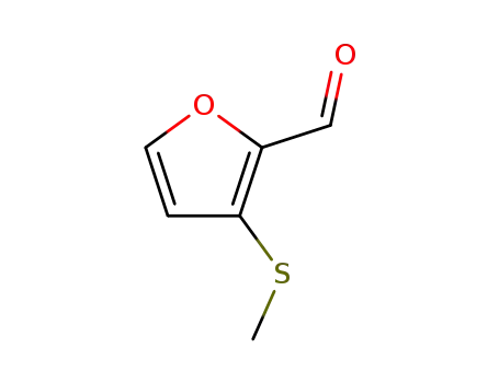 Molecular Structure of 337514-13-3 (2-Furancarboxaldehyde, 3-(methylthio)- (9CI))