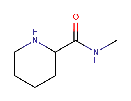 Molecular Structure of 53941-92-7 (N-methylpiperidine-2-carboxamide)