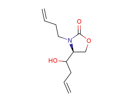 (S)-3-But-3-enyl-4-(1-hydroxy-but-3-enyl)-oxazolidin-2-one