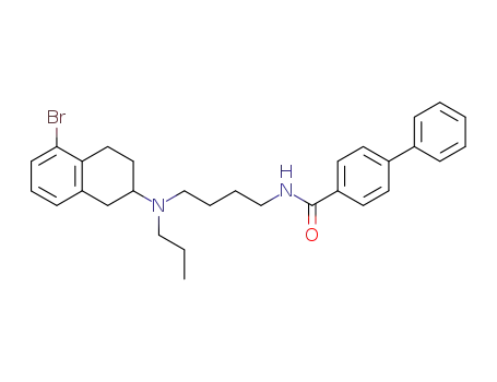 5-Bromo-N-(4-(4-phenylbenzoylamino)butyl)-2-(R,S)-propylamino-1,2,3,4-tetrahydronaphthalene