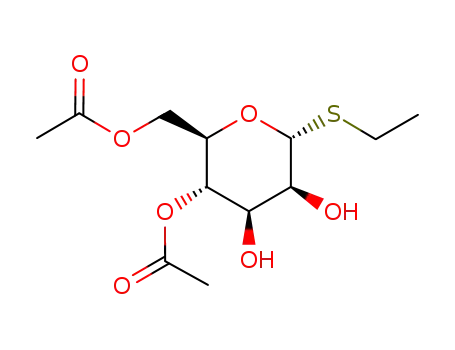 Molecular Structure of 362520-16-9 (ethyl 4,6-di-O-acetyl-1-thio-α-D-mannopyranoside)
