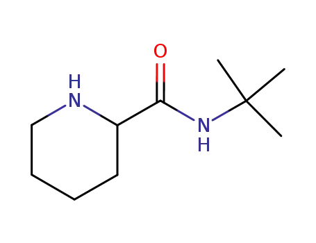 Molecular Structure of 179007-60-4 (N-tert-butylpiperidine-2-carboxamide)