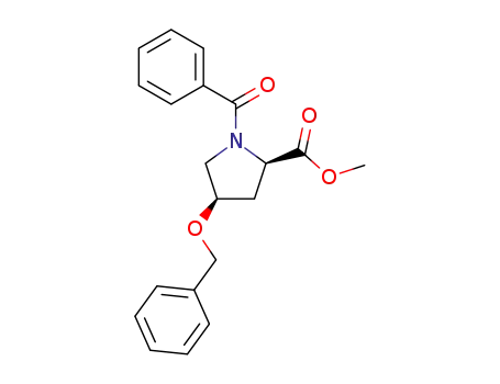 (2R,4R)-1-Benzoyl-4-benzyloxy-pyrrolidine-2-carboxylic acid methyl ester