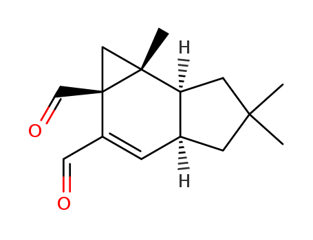 Cycloprop[e]indene-1a,2(1H)-dicarboxaldehyde,3a,4,5,6,6a,6b-hexahydro-5,5,6b-trimethyl-, (1aS,3aS,6aS,6bR)- cas  37841-91-1