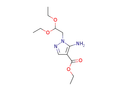 5-amino-1-(2,2-diethoxy-ethyl)-1H-pyrazole-4-carboxylic acid ethyl ester