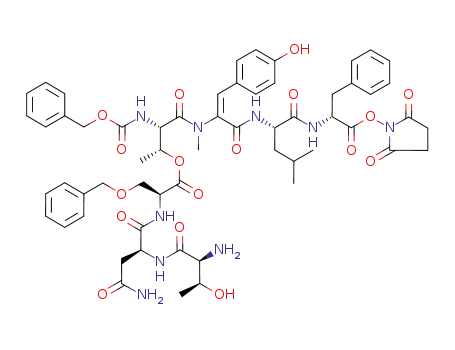 C<sub>59</sub>H<sub>71</sub>N<sub>9</sub>O<sub>17</sub>