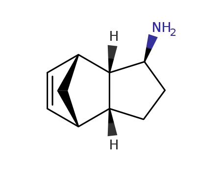 Molecular Structure of 188000-52-4 (4,7-Methano-1H-inden-1-amine,2,3,3a,4,7,7a-hexahydro-,[1S-(1alpha,3aalpha,4alpha,7alpha,7aalpha)]-(9CI))