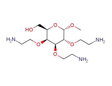 [(2R,3S,4S,5R,6S)-3,4,5-Tris-(2-amino-ethoxy)-6-methoxy-tetrahydro-pyran-2-yl]-methanol