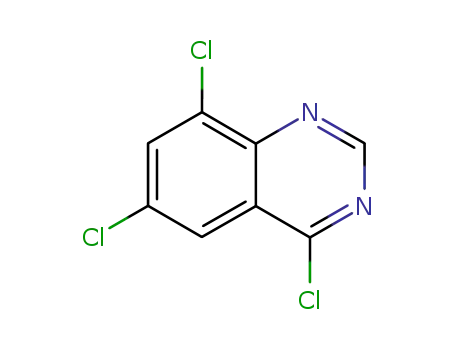 Molecular Structure of 19815-21-5 (4,6,8-TRICHLOROQUINAZOLINE)