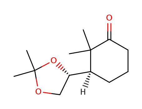 (R)-3-((R)-2,2-Dimethyl-[1,3]dioxolan-4-yl)-2,2-dimethyl-cyclohexanone