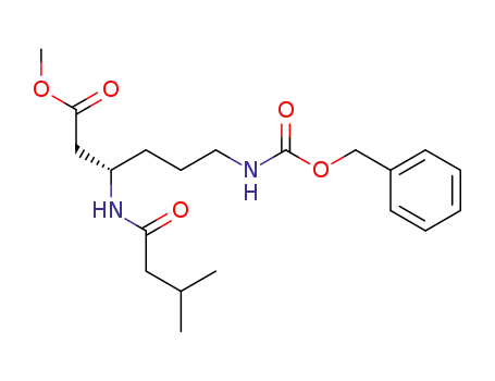 (S)-6-Benzyloxycarbonylamino-3-(3-methyl-butyrylamino)-hexanoic acid methyl ester