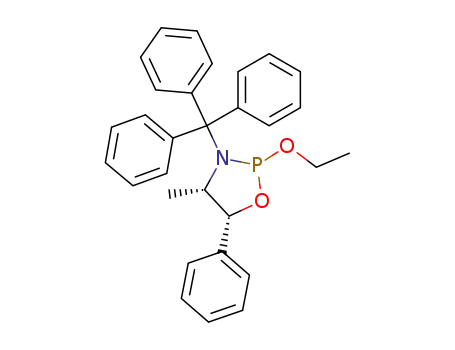 (4S,5R)-2-Ethoxy-4-methyl-5-phenyl-3-trityl-[1,3,2]oxazaphospholidine