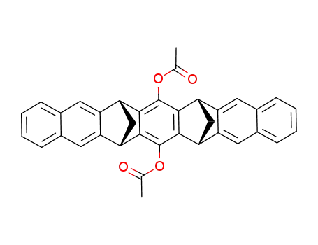Molecular Structure of 288625-16-1 (7,16-diacetoxy-(6α,8α,15α,17α)-6,8,15,17-tetrahydro-6,17:8,15-dimethanoheptacene)